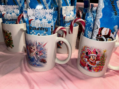 Mug gourmand avec kinder personnalisés